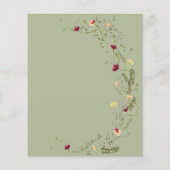 Papier Budget Boho Florals Baby Brunch Shower Invitation (Dos)