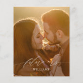 Papier Budget Boho Garden Rose nuptiale douche Invitation (Dos)