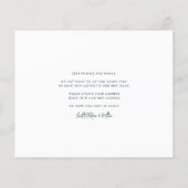 Papier Budget Boho Nous avons déménagé Faire-part de démé (Dos)