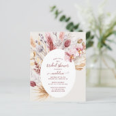 Papier BUDGET Boho Pampas Grass Fête des mariées Florale (Debout devant)