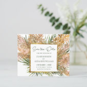 Papier Budget Boho Pampas Mariage Grass Enregistrer la da (Debout devant)