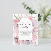 Papier Budget Boho Purple N'Importe Quel Âge Anniversaire (Debout devant)