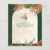 Papier BUDGET Boho TEA PARTY Pampas Grass Fête des mariée (Dos)