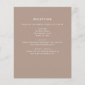 Papier Budget Boho Terracotta All in One Mariage (Dos)