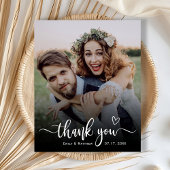 Papier Budget Boho Typographie 2 Photo Mariage Merci