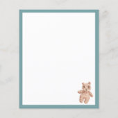 Papier BUDGET BOHO Vêtements de bébé Oh garçon Baby showe (Dos)