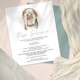 Papier Budget Boho Vintage Vêtements Fille Baby shower ga