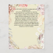 Papier BUDGET Boho Woodland FOX Floral Mariage Moderne (Dos)