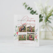 Papier Budget Bois 4 Photo Collage Noël le plus joli (Debout devant)