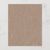 Papier Budget Bois Animaux & Baby shower Garçon de verdur (Dos)