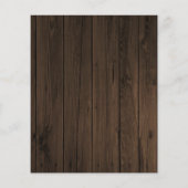 Papier BUDGET Bois Chaîne Lumières Baptême 1er anniversai (Dos)