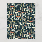 Papier Budget Bois Champignons sauvages Champignons de ma (Dos)