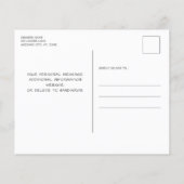 Papier Budget Bois rustique Enregistrer La Date Photos Ma (Dos)