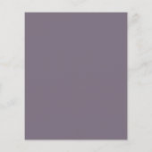 Papier Budget Bold Dusty Purple Faire-part de mariage mod (Dos)