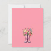 Papier Budget Boots & Bubbly Western Fête des mariées Inv (Dos)