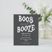 Papier BUDGET Booze Et Booze Parti D'Halloween (Debout devant)