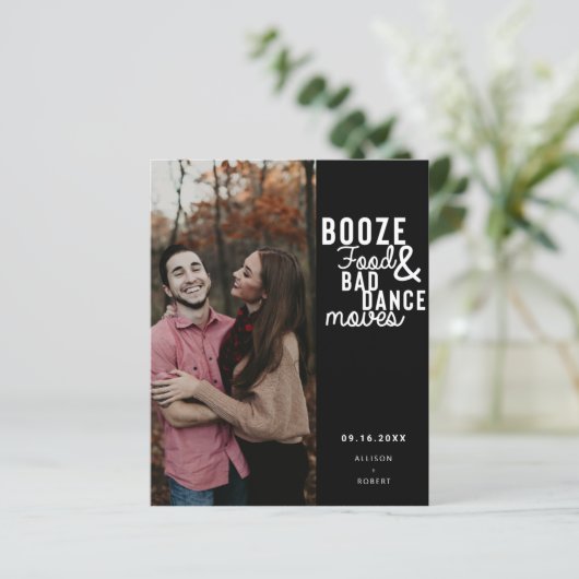 Papier Budget Booze Nourriture & Mauvaise Danse Déplace P (Debout devant)