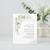 Papier Budget Botanique 70e anniversaire Invitation de fê (Debout devant)
