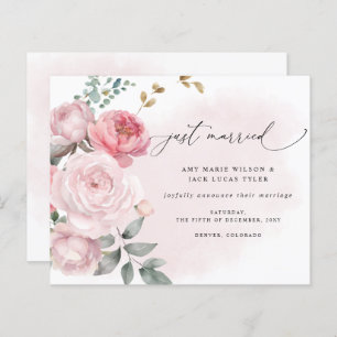 Papier Budget Botanique Blush Floral Mariage Faire-part