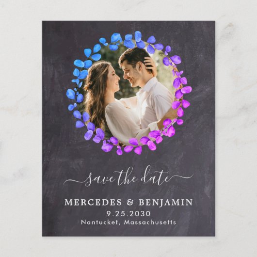 Papier Budget Botanique Eucalyptus Code QR Enregistrer la (Devant)