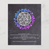 Papier Budget Botanique Eucalyptus QR Code Enregistrer la (Dos)