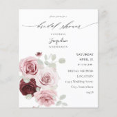 Papier Budget Bourgogne & Fête des mariées d'anguille ros (Devant)