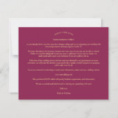 Papier Budget Bourgogne Golden 2 Photos minimalistes (Dos)