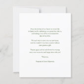 Papier Budget Branches tropicales & Fleurs blanches Maria (Dos)