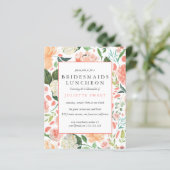 Papier BUDGET Bridesservatrices Déjeuner Floral coloré (Debout devant)