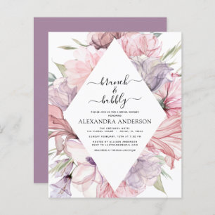 Papier Budget Brunch & Bubbly Boho Purple Fête des mariée