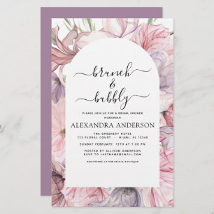 Papier Budget Brunch & Bubbly Boho Purple Fête des mariée