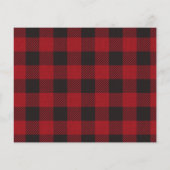 Papier Budget Buffalo Check 3 Photo Joyeux Noël (Dos)