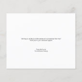 Papier Budget Bulk Or noir Moderne Wreath Votre logo (Dos)