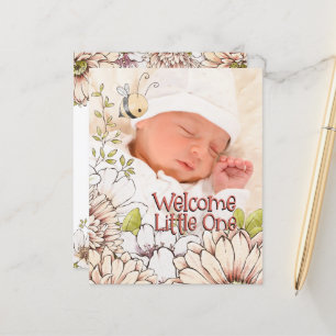 Papier Budget Bumblebee Baby Photo Faire-part de naissanc