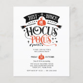Papier BUDGET Bund'Hocus Pocus Halloween Bash Party (Devant)