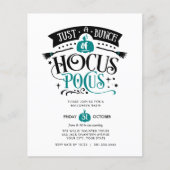 Papier BUDGET Bund'Hocus Pocus Halloween Bash Party (Devant)