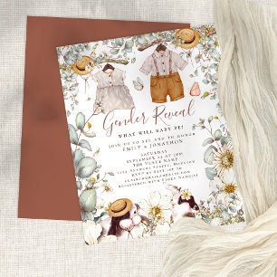 Papier Budget Bunny Genre Reveillez Baby shower Invitatio
