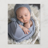 Papier Budget Bunny Photo Foliage bébé garçon naissance a (Dos)