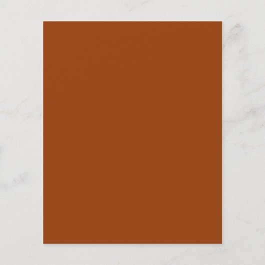 Papier Budget Burnt Orange Enregistrer la date 3 Photo (Dos)