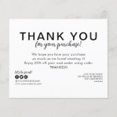 Papier Budget Business Logo Entreprise Merci Achat (Devant)