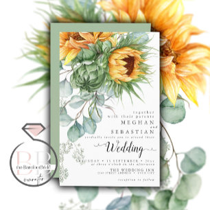 Papier Budget but beautiful Autumn Sunflowers