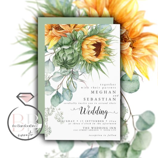 Papier Budget but beautiful Autumn Sunflowers