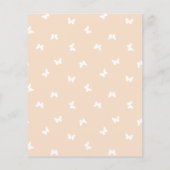 Papier Budget Butterfly Fairytale Fille Anniversaire Fête (Dos)