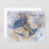 Papier Budget Butterfly Mariage Bridal Or blanc (Devant / Derrière)