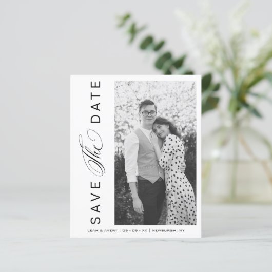 Papier Budget BW Mariage Photo Script lunaire  (Debout devant)