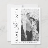 Papier Budget BW Mariage Photo Script lunaire  (Devant)
