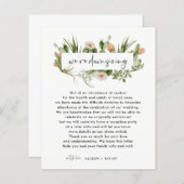 Papier Budget Cactus Mariage plus petit Mise à jour Rédui (Devant / Derrière)