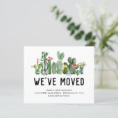 Papier Budget Cactus Nous avons déménagé à la maison Fair (Debout devant)