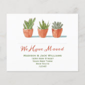 Papier Budget Cactus Nouvelle Faire-part de déplacement d (Devant)