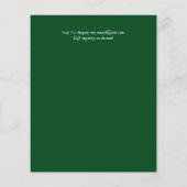 Papier BUDGET Calla Lilies Chic Shabby Mariage Invitation (Dos)